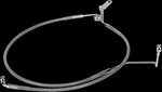 Drag Oversized +3 Ss Rear Brake Line For Harley Softail Standard 04-05. Fixed Price $126.26.