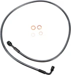 Magnum Black Pearl E-z Align Front Brake Line 48" #46448SW Harley Davidson. Fixed Price $85.88.