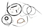 2007-2013 Harley Dyna Softail Sportster Black Vinyl Brake Line Choppers 0610-. Fixed Price $286.17.