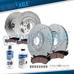 10PC Front Rear Drilled Rotors Ceramic Brake Pads For 2016-2023 Jeep Cherokee. Fixed Price $239.99.