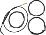 Choppers Standard Black Cable Brake Line Kit LA-8058KT-19B. Fixed Price $389.49.