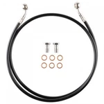 Tusk Front Motorcycle Steel Braided Brake Line Standard Length Black. Fixed Price $53.05.