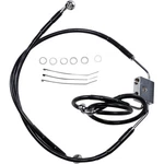 Drag Specialties +6" Brake Line Front Black Vinyl FXDF2-17 612137-6BLK. Fixed Price $137.65.