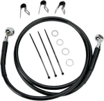Drag Specialties Brake Line Front Black Fits +6" '00-'07 Flst. Fixed Price $66.64.