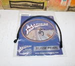 Magnum 22" Black Pearl Brake Line 10MM / 35 Banjo Fitting (AS47122) Harley New. Fixed Price $50.00.