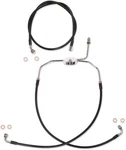 Magnum Alt Length Xr Non-abs Comp. Front Brake Line Kit 25" Blk/chr #SBC1304-25. Fixed Price $140.21.