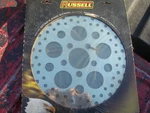 Russell R47006PP 5-SHOT Pro Polished Front Brake Rotor 00-17 Harley. Fixed Price $120.00.