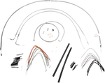 Burly Stainless Cable And Brake Line Kit 16" Apes For 2007-2010 Harley Softail. Fixed Price $357.15.