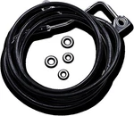 Drag Specialties Brake Line Front Black +12" With Abs 1741-4000. Fixed Price $90.25.