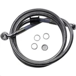 Drag Specialties Extended Stainless Steel Front Brake Line Kit - Clear Coated. Fixed Price $73.45.