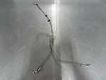 EB512 2007 Bmw K1200S Front Brake Line Hose To Calipers. Fixed Price $24.98.
