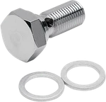 Drag Specialties 1742-0050 Universal Chrome Steel Banjo Bolt 7/16-24 To 3/8. Fixed Price $6.07.