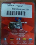 Goodridge 775-03C Banjo Bold Single Jic Nos. Fixed Price $5.00.