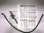 Harley-davidson Upper Brake Line Diamond Black Kit 24.5" Pn 41800436. Fixed Price $35.00.