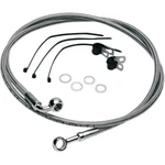 Drag Specialties Standard Length Rear Stainless Steel Brake Line Kit - Black Vin. Fixed Price $53.50.