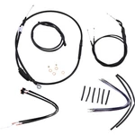 Burly Brand Black Vinyl Jail Cable Kit For 14" Handlebars B30-1144. Fixed Price $254.89.