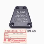 Kawasaki Oem KH400 KZ400 KZ650 KZ750 KZ900 Master Cylinder Reservoir Cap Nos. Fixed Price $59.50.