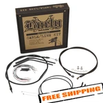 Burly Brand B30-1136 Black Vinyl Handlebar Cable Brake Line Kits. Fixed Price $252.95.