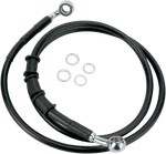 Drag Specialties Brake Line - Front (upper) Black 680214BLK. Fixed Price $56.05.