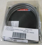 Goodridge 40" Fem-fem Clear Coat Universal Braided Stainless Brake Line 80340. Fixed Price $28.99.
