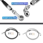 52" 54" Non-abs Front Brake Line Kit Fit For Harley Dyna Fxd/fxdl/fxdb/fxdc. Fixed Price $49.99.
