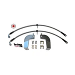 Stainless Steel Braided Brake Lines Rear Techna-fit Set 99-04 Mustang Cobra. Fixed Price $95.95.