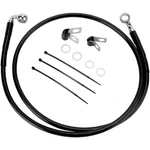 Drag Specialties +2" Brake Line Front Black Vinyl FXDL01-5 640110-2BLK. Fixed Price $62.34.
