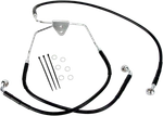 Drag Specialties Brake Line Front Black Fits +6" 620085-6BLK. Fixed Price $117.25.
