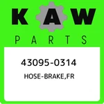 43095-0314 Kawasaki Hose-brake,fr 430950314, New Genuine Oem Part. Fixed Price $154.13.