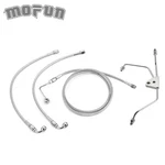 76.7 Stainless Steel Chrome Brake Line Kit For Harley Touring Street Glide Abs. Fixed Price $64.79.