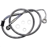 Drag Specialties Standard Length Upper Front Stainless Steel Brake Line Kit - Cl. Fixed Price $90.25.