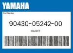 Yamaha Genuine Gasket 90430-05242-00. Fixed Price $7.68.
