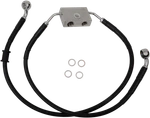 Drag Specialties Brake Line Front +4" Black Fits Xl 614745-4BLK. Fixed Price $110.20.