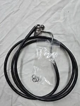 Drag Specialties 615220-8 Brake Line Front +8" Blk. Fixed Price $60.00.