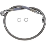 Drag Specialties Standard Length Upper Front Stainless Steel Brake Line Kit - Cl. Fixed Price $76.60.