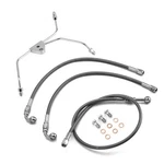 Black Touring Brake Line Kit For Harley 08-13 12"-14" Handlebar Non-abs. Fixed Price $109.99.