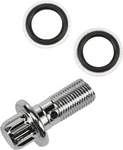 Harddrive 17-0086 7/16 Banjo Bolt With Washers Chrome 12-PT OE#41739-84. Fixed Price $26.45.
