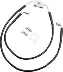Drag Black Vinyl +6" Front Brake Line Kit 2012-2017 Harley Wide Glide 1741-3840. Fixed Price $115.45.