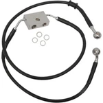 Drag Specialties Front Brake Line Xl Black +10" 614743-10BLK. Fixed Price $110.11.