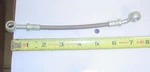 Cycleflex Russell 7.25 Inch Braided Stainless Brake Clutch Line Straight & Bend. Fixed Price $12.95.