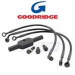 Goodridge Ebony Rear Brake Line Kit For 2006 Harley Davidson Fxstbi Night Sz. Fixed Price $127.11.