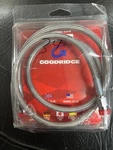 Goodridge Universal Brake Line 34" Clear Coat W/chrome Ends. Fixed Price $40.00.