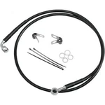 Drag Specialties Extended Stainless Steel Front Brake Line Kit - Clear Coated. Fixed Price $112.30.