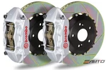 Brembo Front Brake 4POT Caliper Silver 345X28 Slot Rotor For Frs GT86 Brz. Fixed Price $3895.00.
