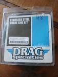 Drag Specialties 1741-2652 Stainless Steel 48" Front Brake Line Kit. Fixed Price $40.00.