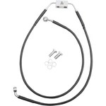 Drag Specialties +6" Brake Line Front Black Vinyl FXDB2-17 1741-3806. Fixed Price $118.60.