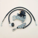 Rear Brake Caliper Master Cylinder & Hose Honda CR125R CR250R CR500R 1987 Only. Fixed Price $89.99.