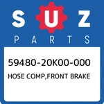 59480-20K00-000 Suzuki Hose Comp,front Brake 5948020K00000, New Genuine Oem Part. Fixed Price $127.57.