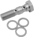 Drag Specialties Banjo Bolt 3/8-24 Dual Compatible With Various Models. Fixed Price $8.11.