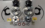 Mustang Ii Brake Kit 5X4.75 Billet Aluminum Hubs Big Bore Calipers Vented Rotors. Fixed Price $319.00.